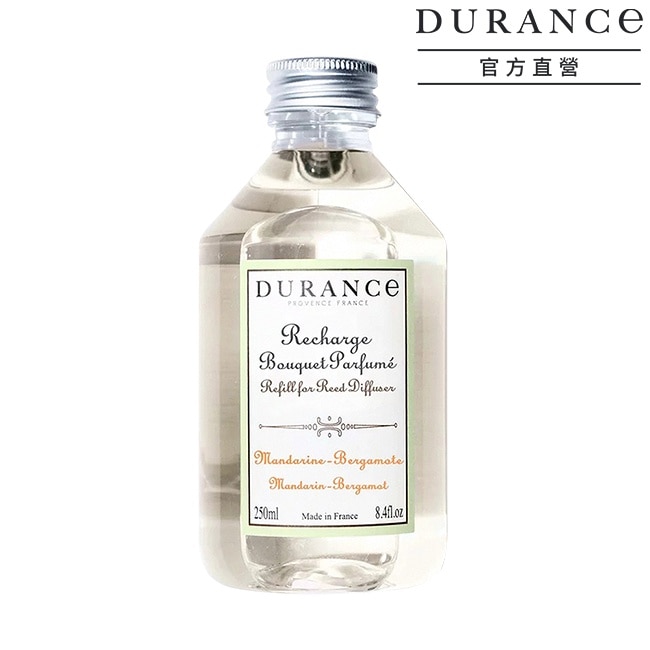DURANCE朵昂思 香檸檬佛手柑大地擴香補充瓶(250ml)-期效202611-專櫃公司貨