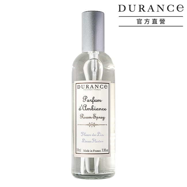 DURANCE朵昂思 亞麻花大地居家香氛噴霧(100ml)-期效202611-專櫃公司貨