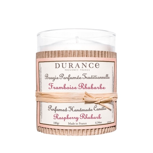 DURANCE朵昂思 大黃覆盆子手工精油蠟燭(180g)-期效202610-專櫃公司貨