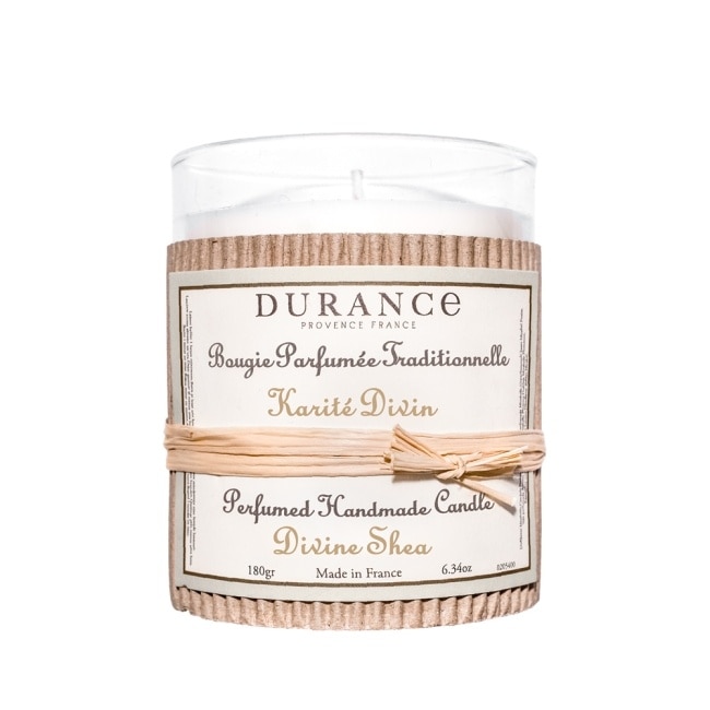 DURANCE朵昂思 神聖乳木果手工精油蠟燭(180g)-期效202610-專櫃公司貨