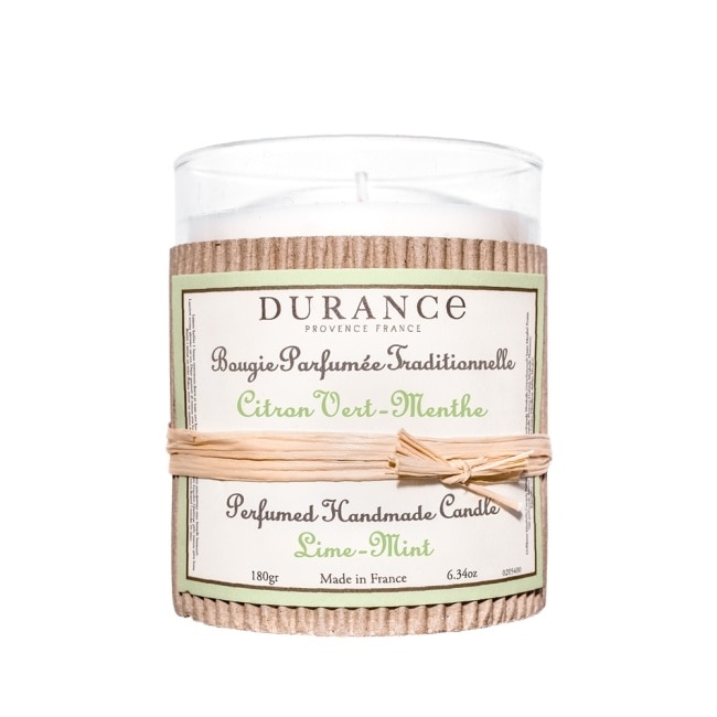 DURANCE朵昂思 青檸薄荷手工精油蠟燭(180g)-期效202611-專櫃公司貨