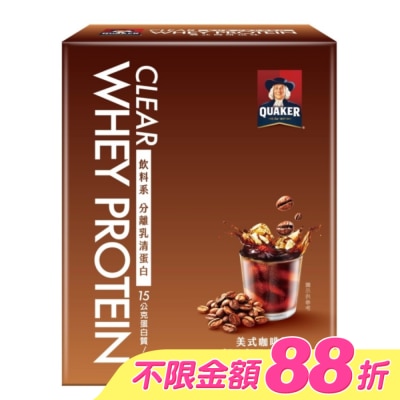 Quaker 桂格 - 桂格飲料系分離乳清蛋白美式咖啡口味5入