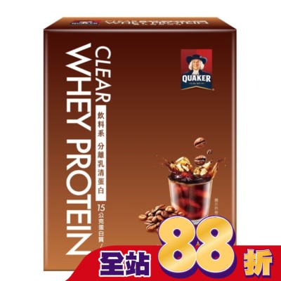 Quaker 桂格 - 桂格飲料系分離乳清蛋白美式咖啡口味5入