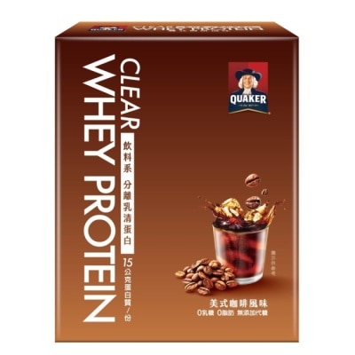 Quaker 桂格 - 桂格飲料系分離乳清蛋白美式咖啡口味5入