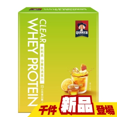 Quaker 桂格 - 桂格飲料系分離乳清蛋白蜂蜜檸檬口味5入