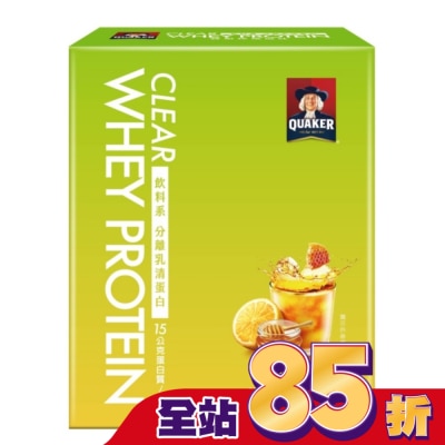 Quaker 桂格 - 桂格飲料系分離乳清蛋白蜂蜜檸檬口味5入