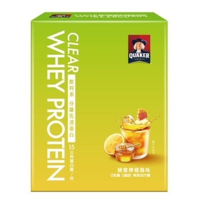 Quaker 桂格 - 桂格飲料系分離乳清蛋白蜂蜜檸檬口味5入