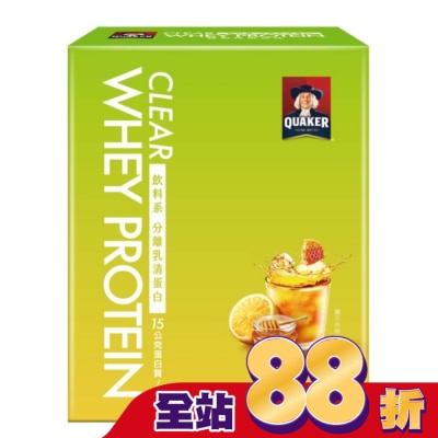 Quaker 桂格 - 桂格飲料系分離乳清蛋白蜂蜜檸檬口味5入
