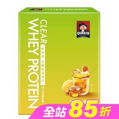 Quaker 桂格 - 桂格飲料系分離乳清蛋白蜂蜜檸檬口味5入