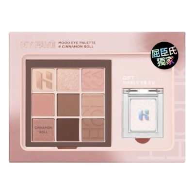 HOLIKA HOLIKA - Holika Holika 九宮格眼影盤限量套組-香甜肉桂捲7.4g+2.1g