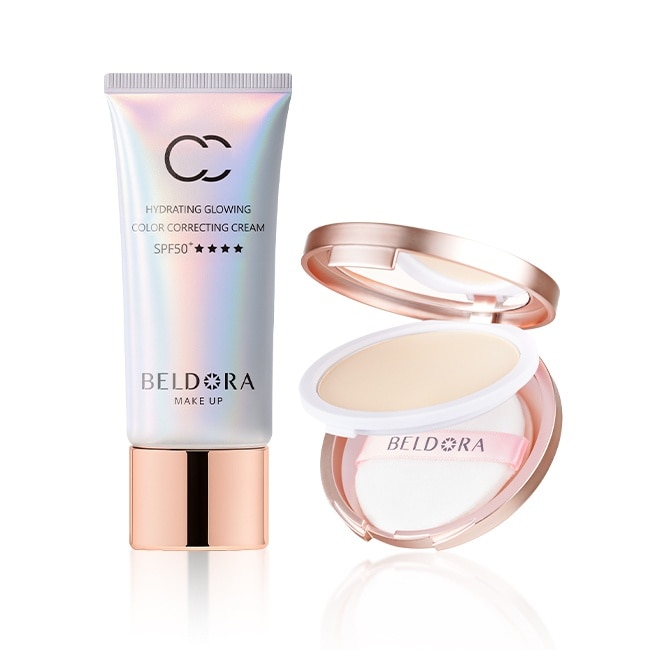 蓓朵娜極光CC霜保濕光感防曬CC霜SPF50+****30g