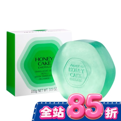 HONEYCAKE 資生堂Honey cake翠綠香皂100g image