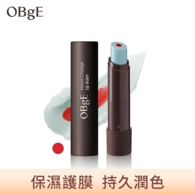 OBgE - OBgE 心情按鈕護唇膏 自然紅 3g 10/15-10/19 暫停出貨 image
