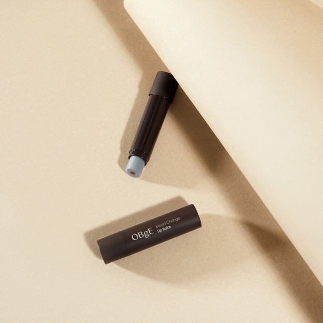 OBgE 心情按鈕護唇膏 自然紅 3g
