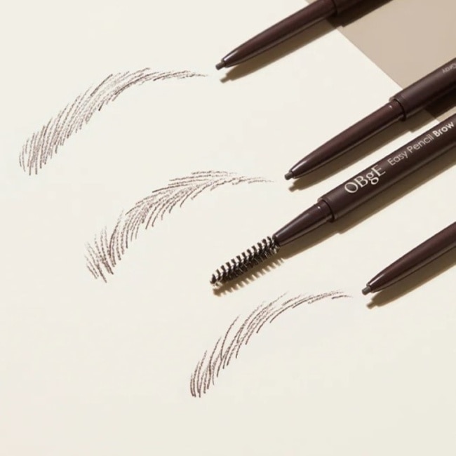 OBgE 簡易極細眉筆 自然棕 0.08g