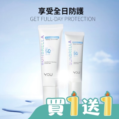 YOU - Y.O.U 密集修護水感防曬乳 SPF50+ PA++++ 40ml