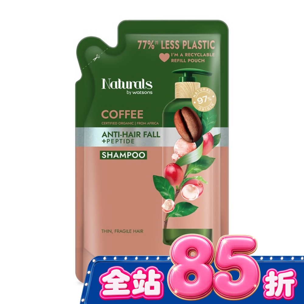 Naturals 咖啡強韌洗髮露補充包450ml image