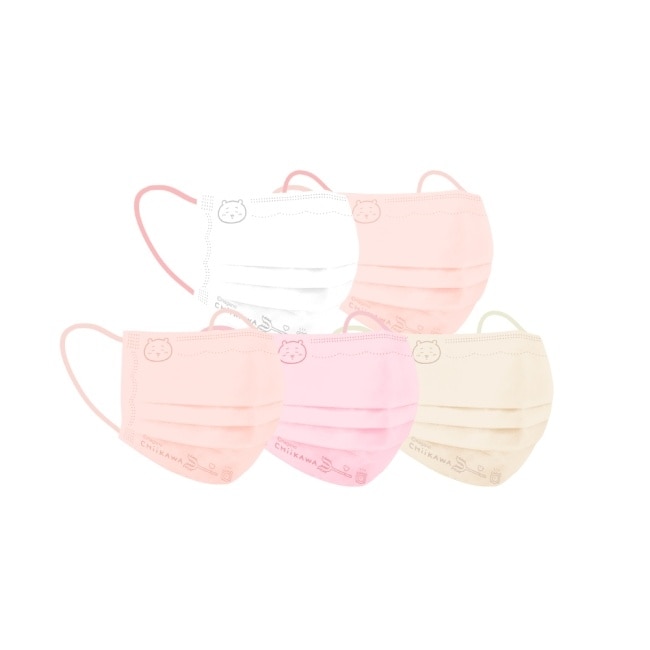 幸福物語 吉伊卡哇成人平面醫用口罩50入-莓果丘(吉伊卡哇)