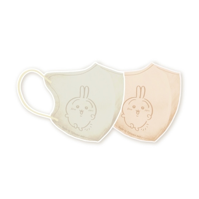 幸福物語 吉伊卡哇成人3D醫療口罩20入雲紗杏(兔兔)