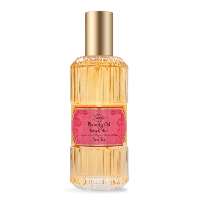 SABON 玫瑰茶語保濕光萃油(100ml)-新版-國際航空版 image