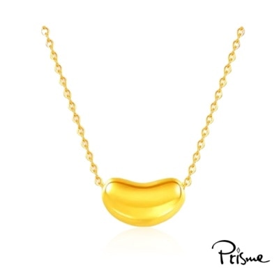PRISME GOLD - 【Prisme Gold】黃金項鍊 純金999相思豆 鍊墜項鍊 (約0.02錢+-0.01)