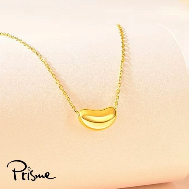 【Prisme Gold】黃金項鍊 純金999相思豆 鍊墜項鍊 (約0.02錢+-0.01)