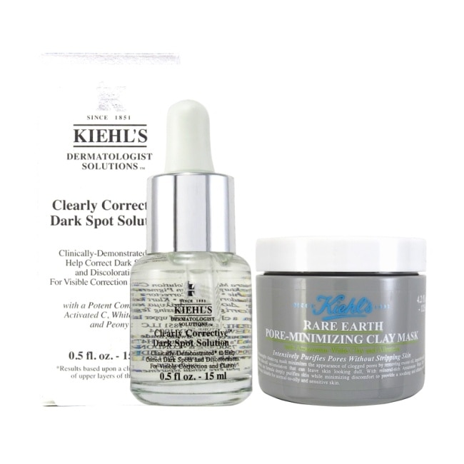 KIEHL，S亞馬遜白泥淨緻毛孔面膜125ml(贈淡斑精華15ml)