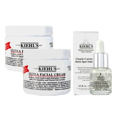 KIEHL’S 契爾氏 - KIEHL，S冰河醣蛋白舒敏修護保濕霜125mlx2(贈淡斑精華15mlx1)