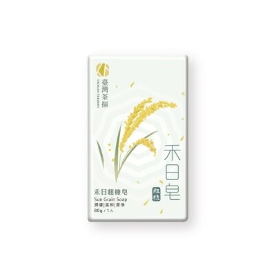 TAIWANTEKHOO - 臺灣茶摳禾日粗糠皂_80g