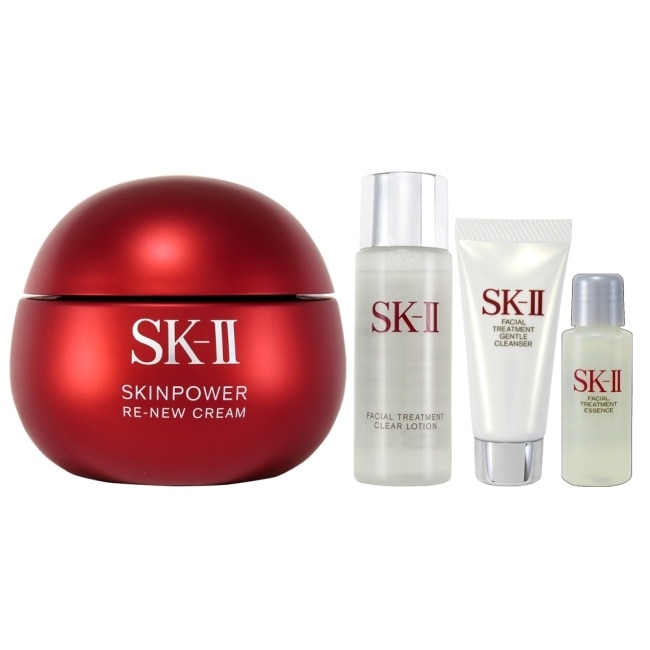 SK-II 肌源賦能煥顏活膚霜100g(贈潔顏20g+青春露10ml+水30ml)