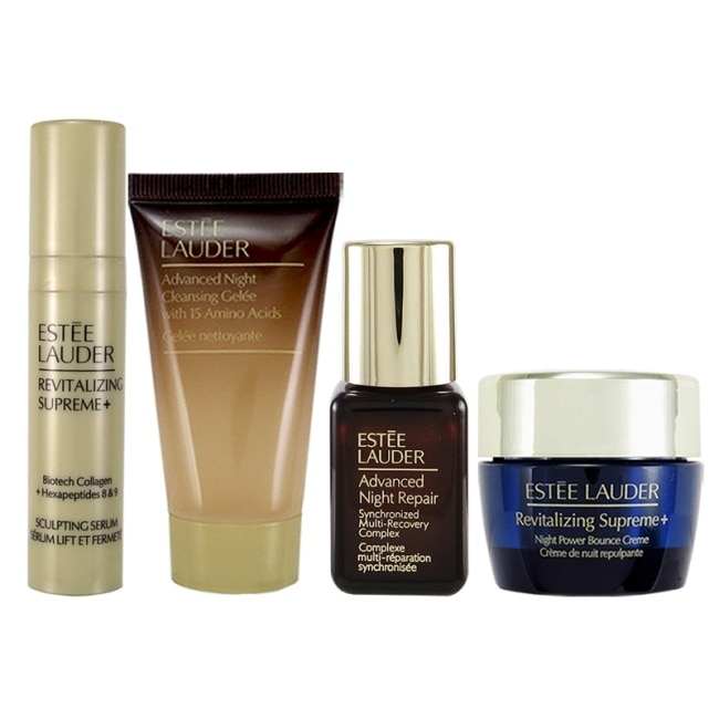 Estee Lauder膠原特潤修護組(特潤洗30ml+特潤15ml+一夜霜15ml+精萃7ml)