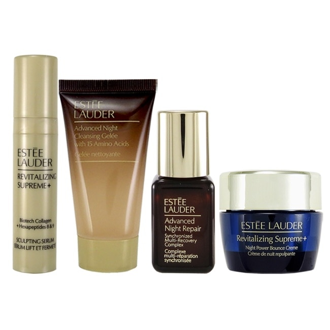 Estee Lauder膠原特潤修護組(特潤洗30ml+特潤15ml+一夜霜15ml+精萃7ml)