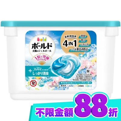 PGBOLD BOLD日本四合一洗衣膠囊14顆盒裝(清淨花香) image