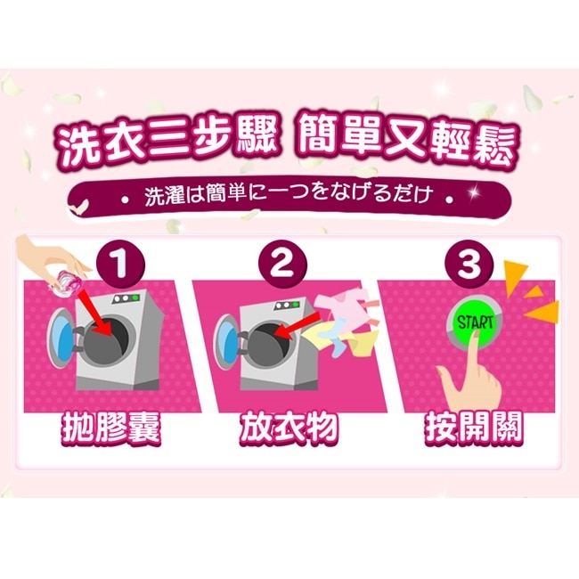 BOLD日本四合一洗衣膠囊14顆盒裝(淡雅花香)