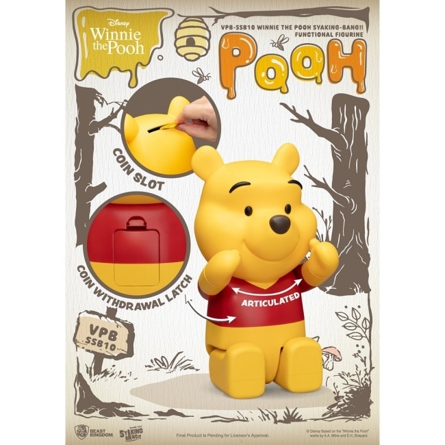 VPB-SSB10 小熊維尼系列 SYAKING存錢筒 小熊維尼