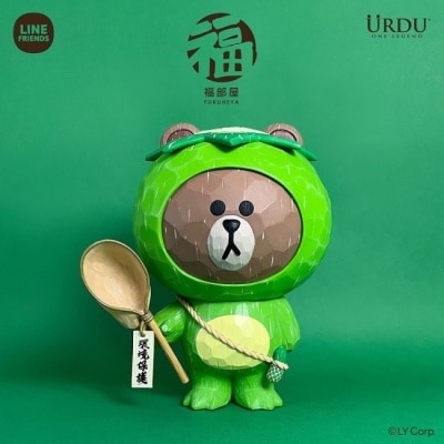 LINEFRIEND DEMOG - LINE FRIENDS meets URDU 福部屋招福BROWN系列 河童熊大