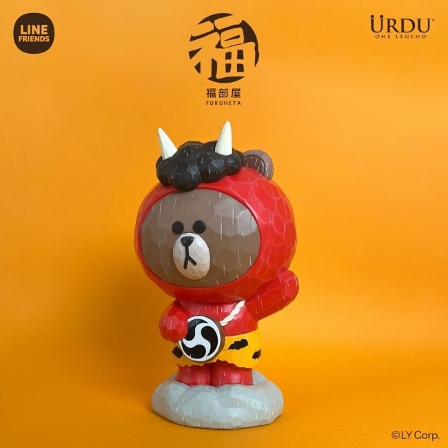 LINE FRIENDS meets URDU 福部屋招福BROWN系列 雷神熊大