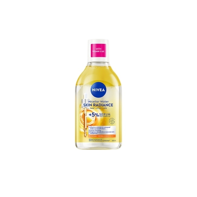 妮維雅5%養膚精華卸妝水-極淨透白400ml