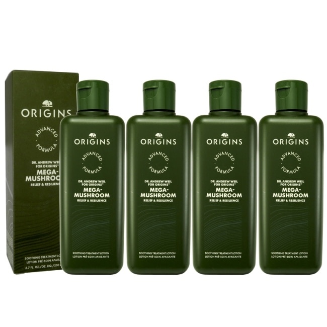 ORIGINS青春無敵靈芝光潤機能水200mlx4入(國際航空版)