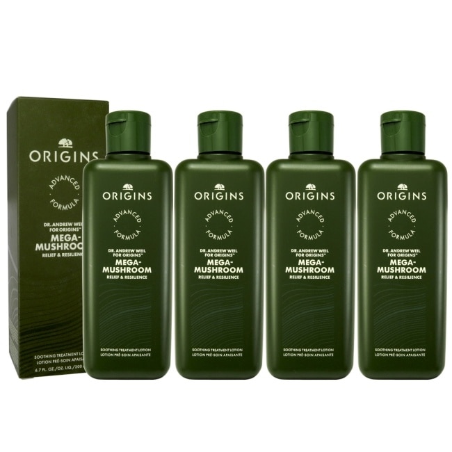 ORIGINS青春無敵靈芝光潤機能水200mlx4入(國際航空版)