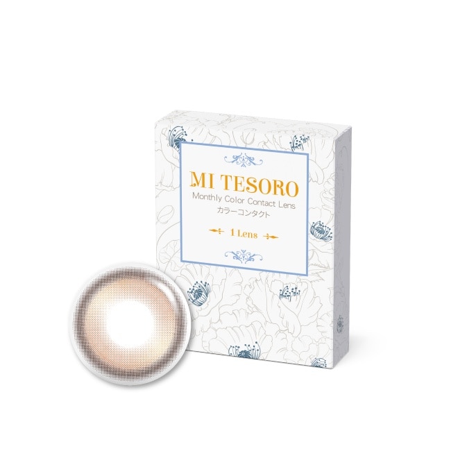 -0.00-蜜緹彩色月拋隱形眼鏡 戀曲 1片裝