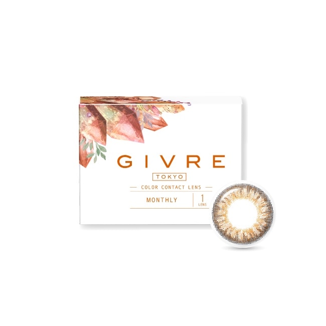 0.00綺芙莉彩色月拋隱形眼鏡 原宿巧克 1片裝