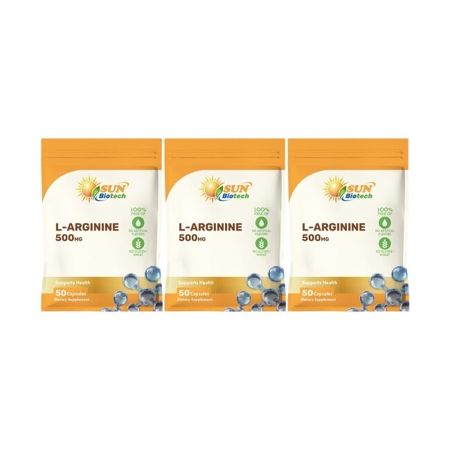 Sun日落恩賜 特極精胺酸膠囊x3袋組(50粒/袋)