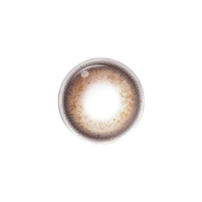 -5.50-目荻彩色月拋隱形眼鏡 栗栗烤奶 2片裝