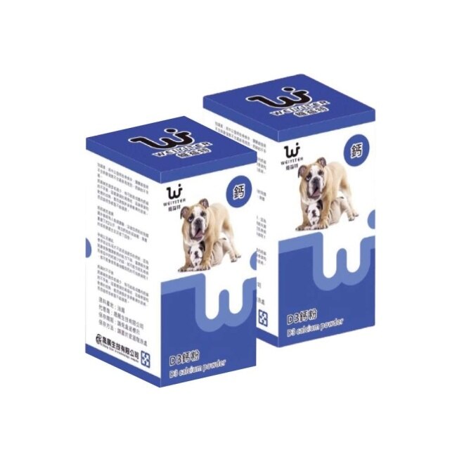 【摩達客寵物】維益特狗狗D3鈣粉300g(2入組)-犬狗營養保健必備