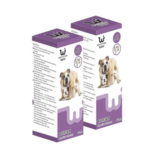【摩達客寵物】維益特狗狗食慾加強劑50ml(2入組)-犬狗營養保健必備