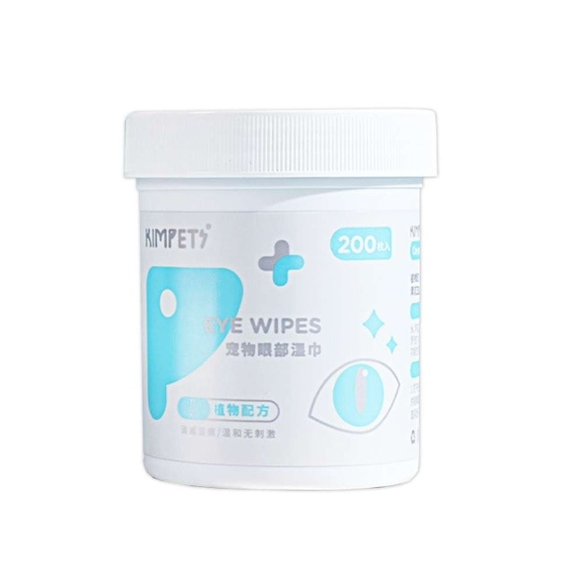 摩達客寵物-眼部濕巾清潔棉200片/罐裝-臉部清潔 眼屎淚痕清潔擦拭 貓狗特寵皆適用