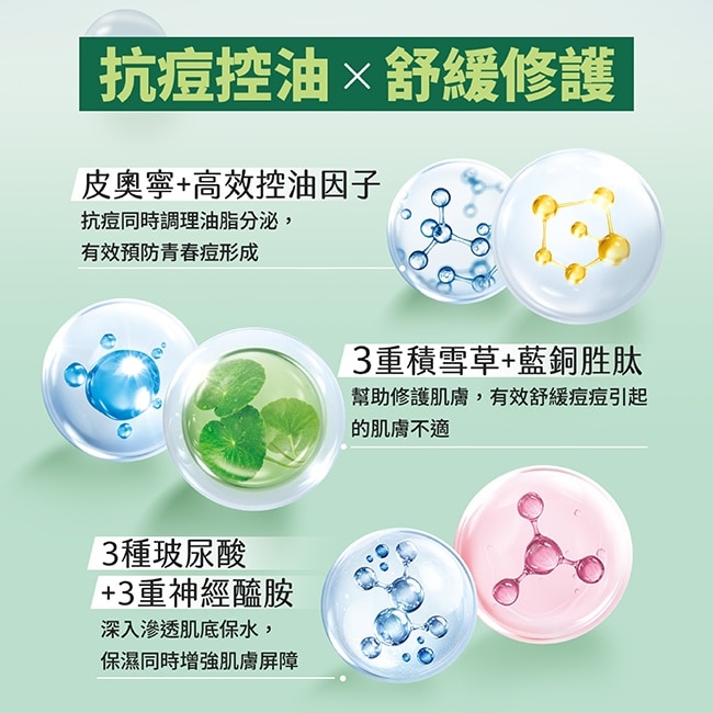 曼秀雷敦Acnes抗痘舒緩修護面膜 5入