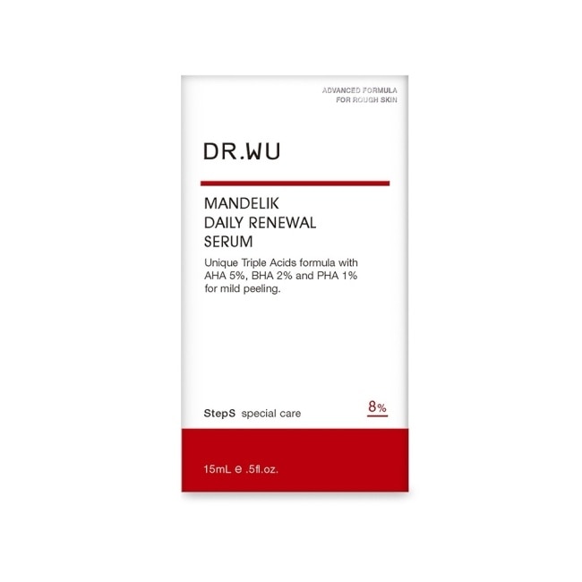 DR.WU杏仁酸溫和煥膚精華8% 15ML