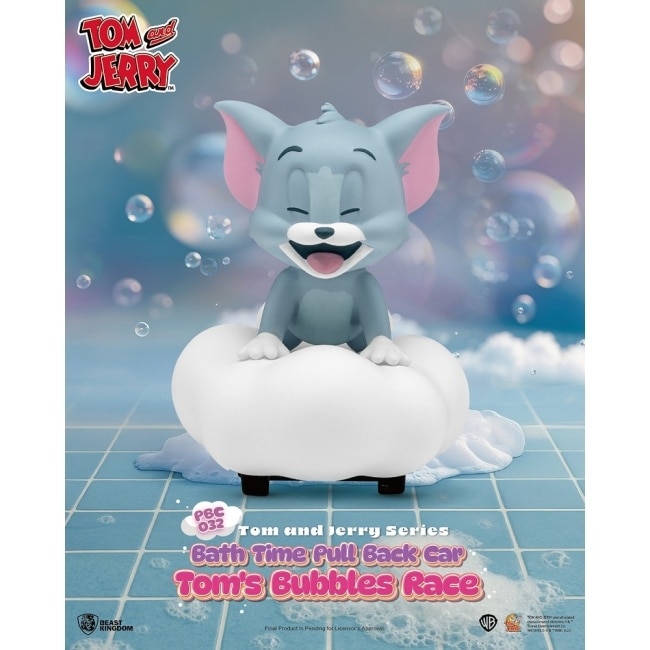 PBC-032 湯姆貓與傑利鼠 沐浴時光迴力車 盲盒套組(6入)